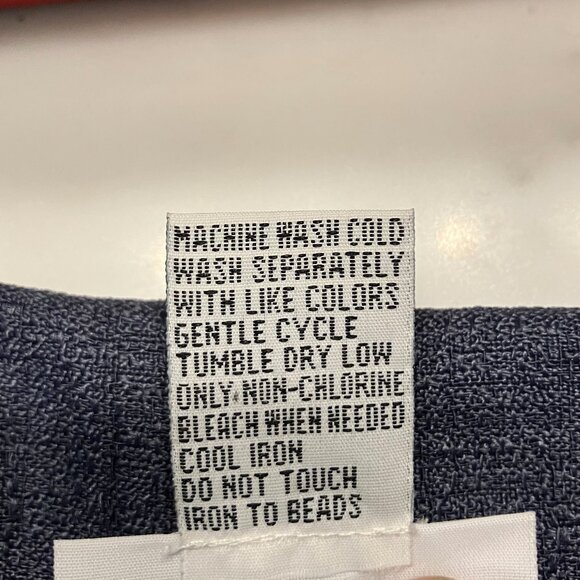 Alfred Dunner Slate Button down embroidered blouse Short sleeve 16P petite NWT - Picture 3 of 8